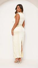 Harlowe Maxi Dress - Yellow